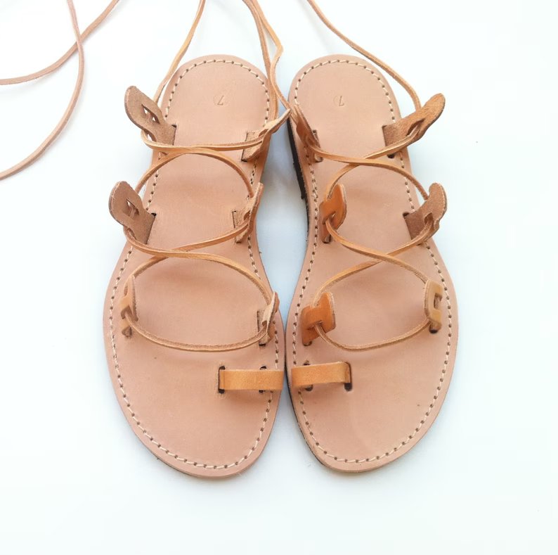 Ring Toe Gladiator Sandals