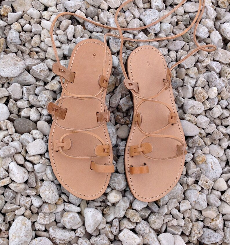 Ring Toe Gladiator Sandals