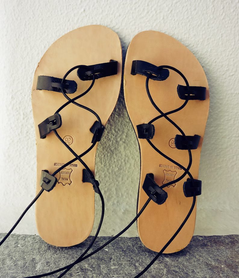 Gladiator greek sandals