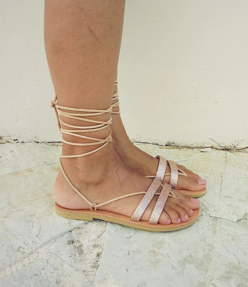 Gladiator Leather Vibram Sole Sandals