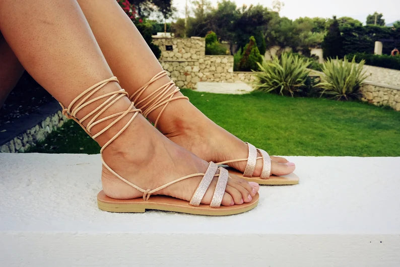 Gladiator Leather Vibram Sole Sandals