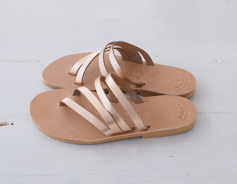 Ancient Greek bridesmaid sandals