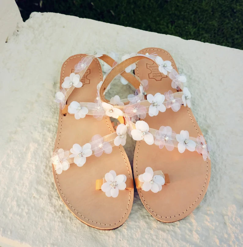 Flower Wedding Sandals