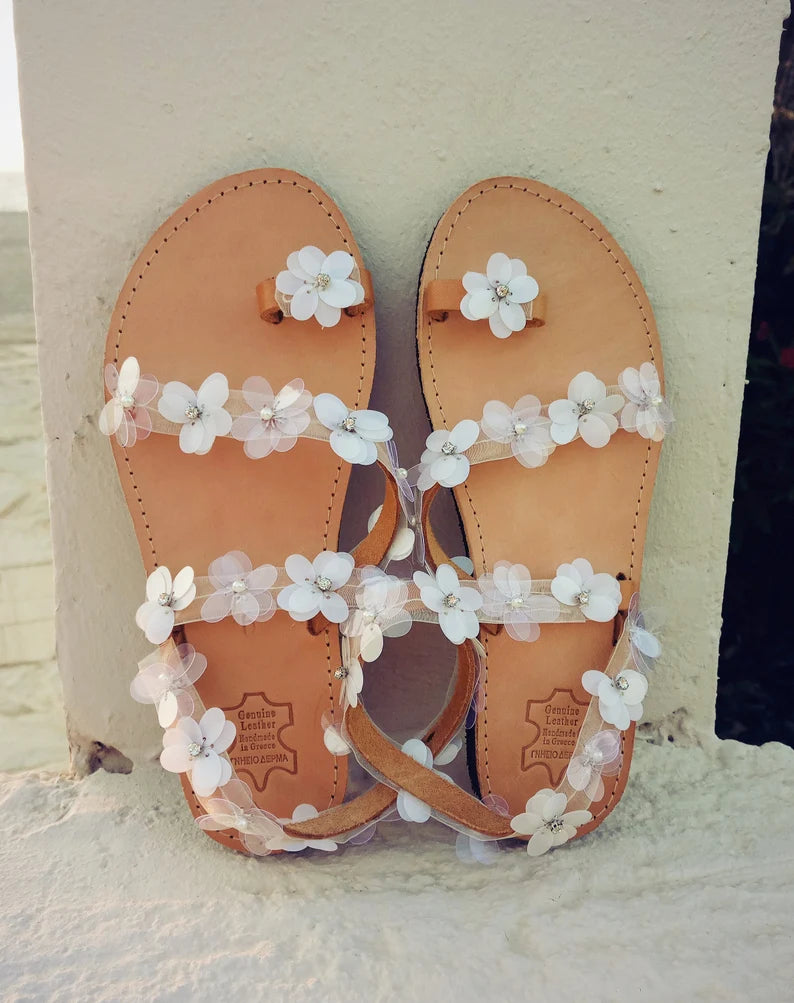 Flower Wedding Sandals
