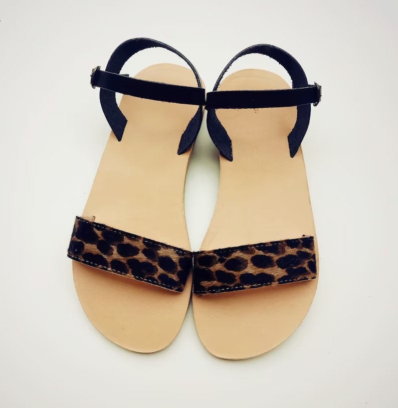 Sandalias piel suela vibram flex