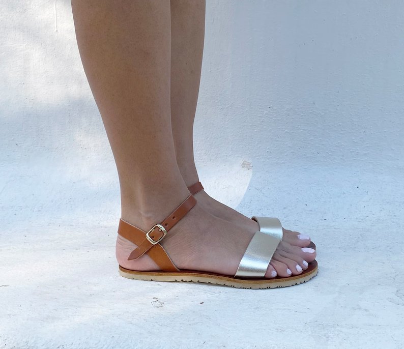 Sandalias piel suela vibram flex