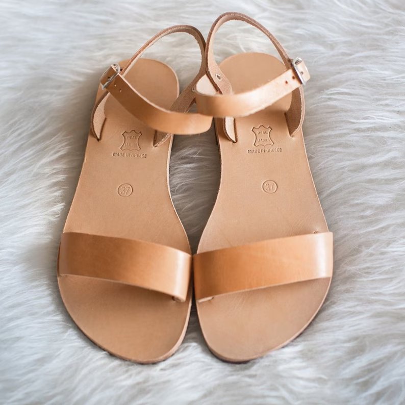 Sandalias piel suela vibram flex