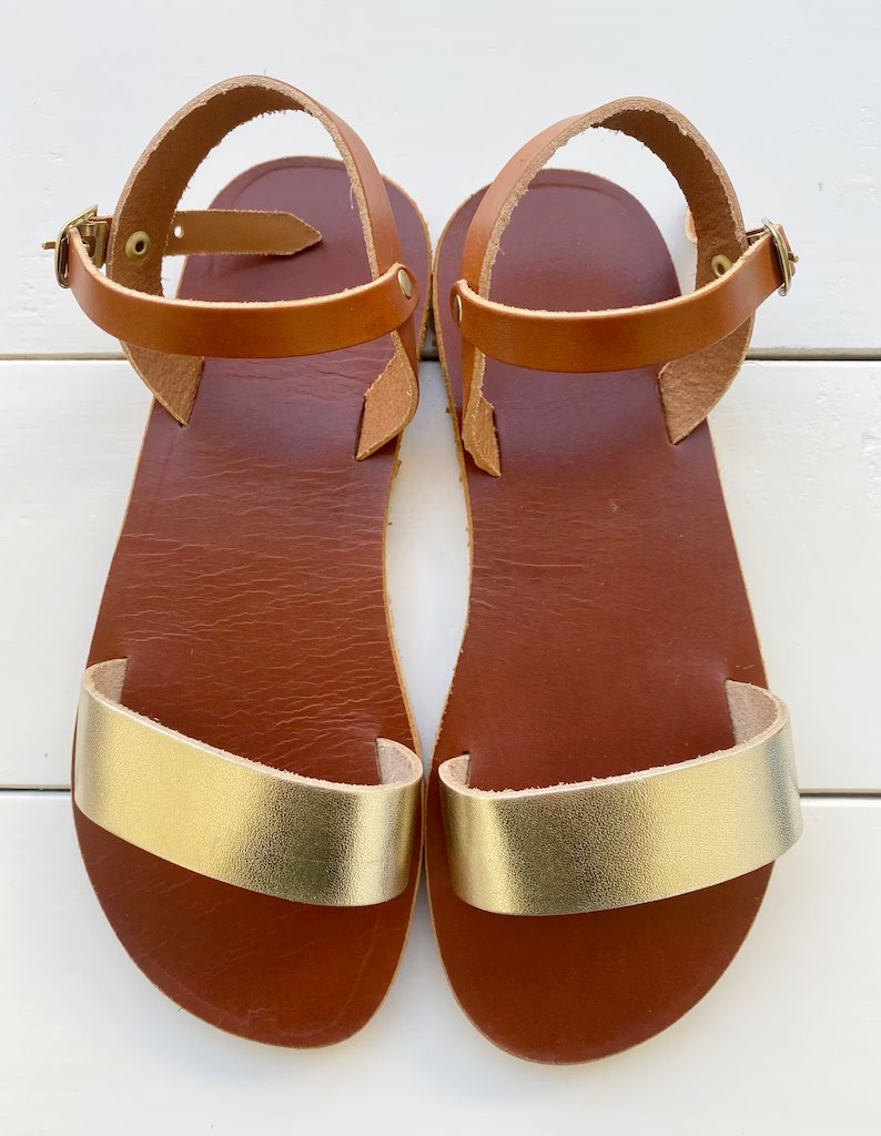 Sandalias piel suela vibram flex