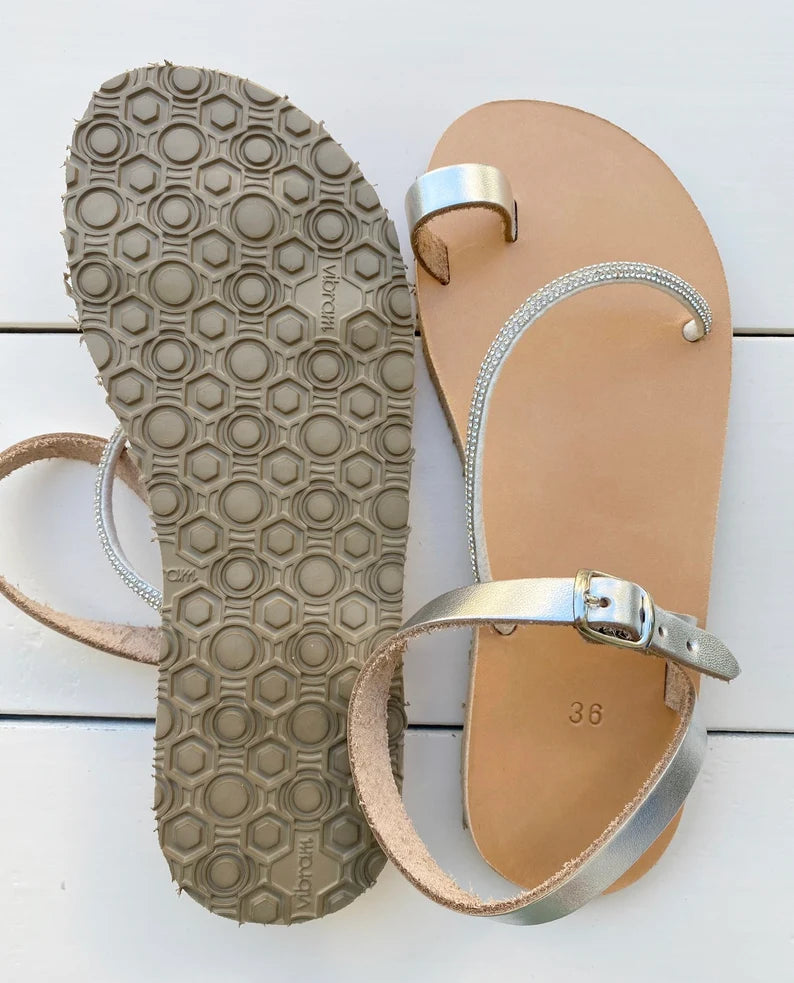 Barefoot strass sandals