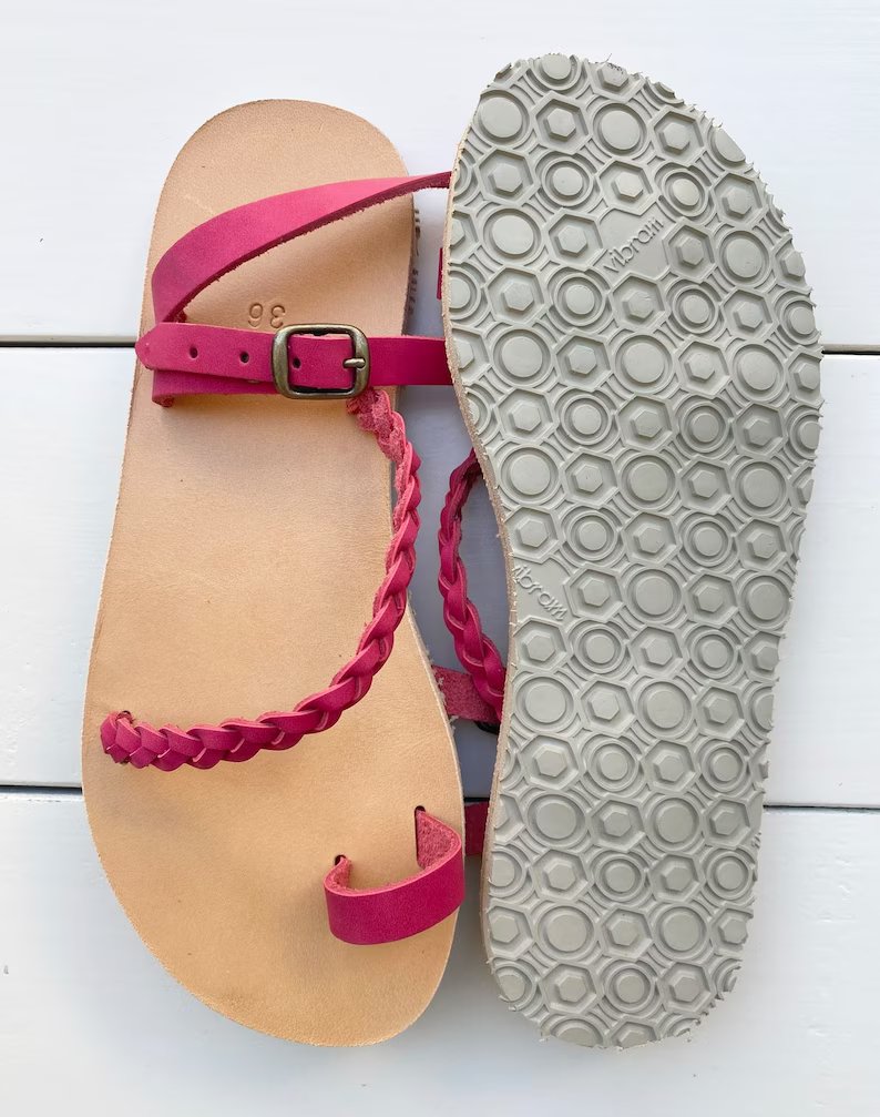 Vibram braided barefoot sandals