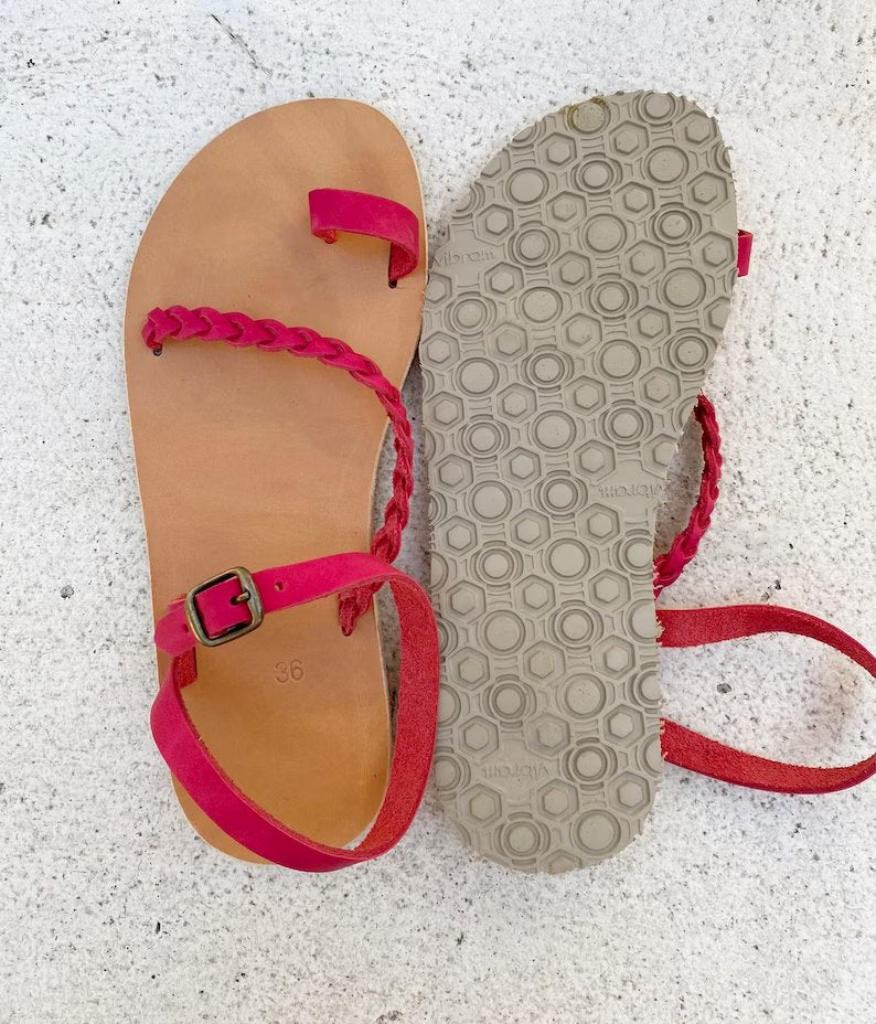 Vibram braided barefoot sandals