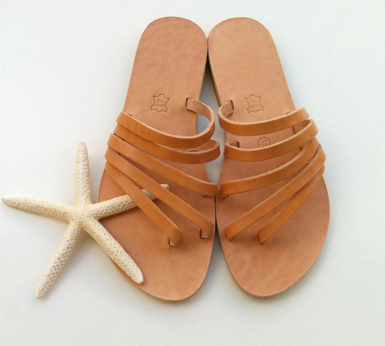 Summer strappy Greek Sandals