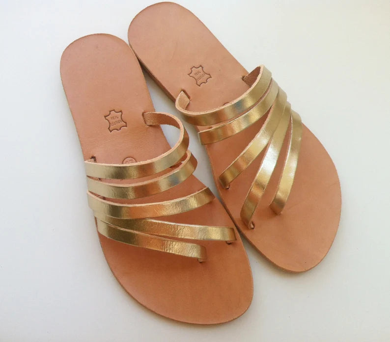 Summer strappy Greek Sandals