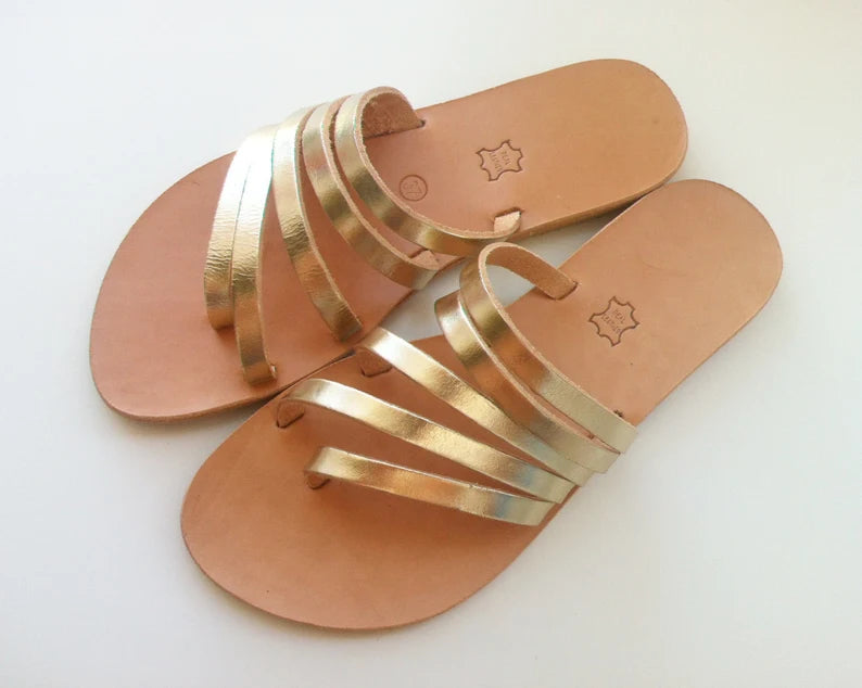 Summer strappy Greek Sandals