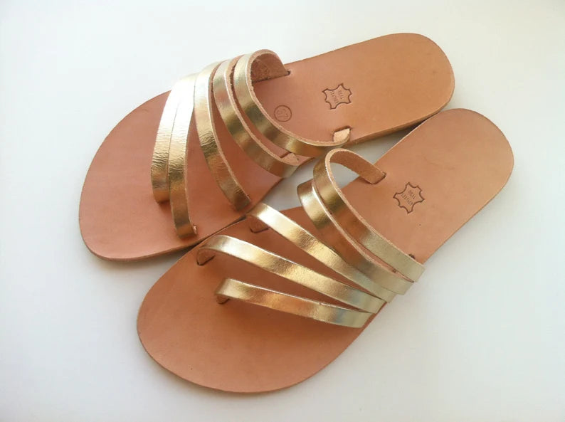 Summer strappy Greek Sandals