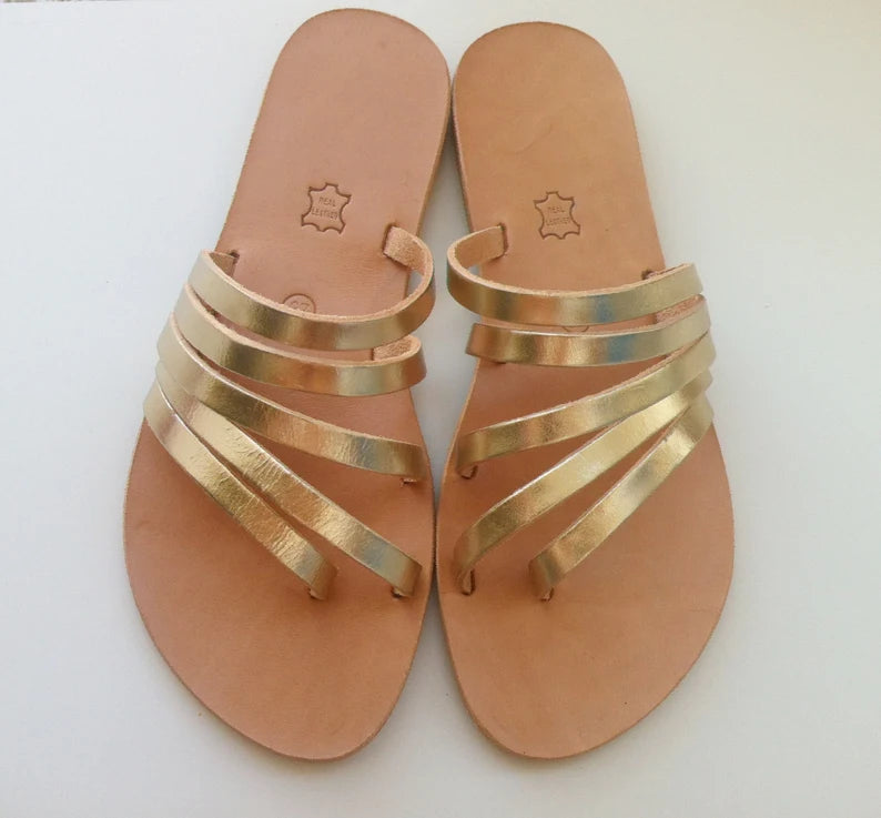 Summer strappy Greek Sandals