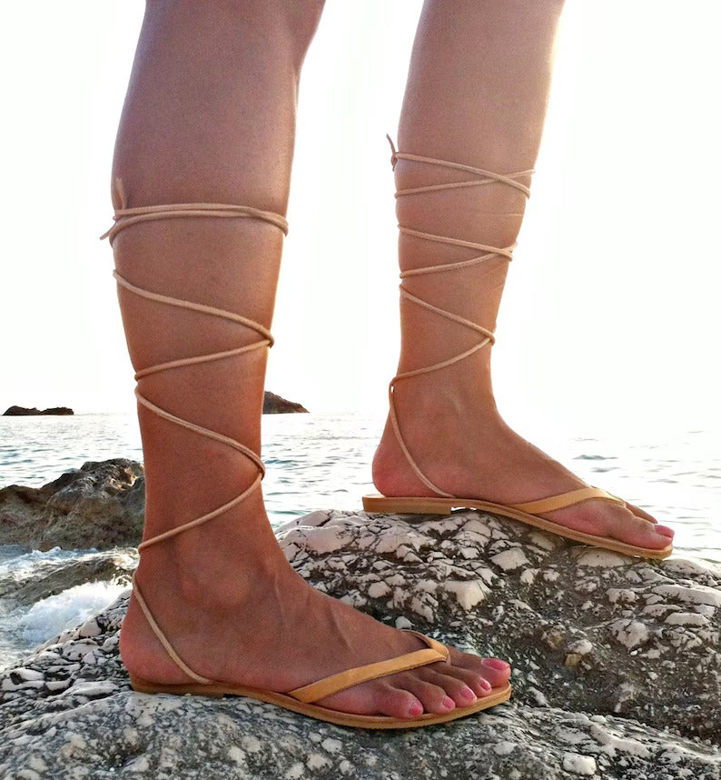 Classic Gladiator Leather Sandals