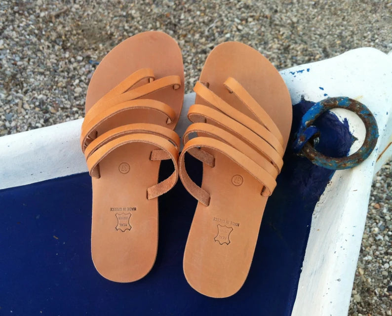 Summer strappy Greek Sandals