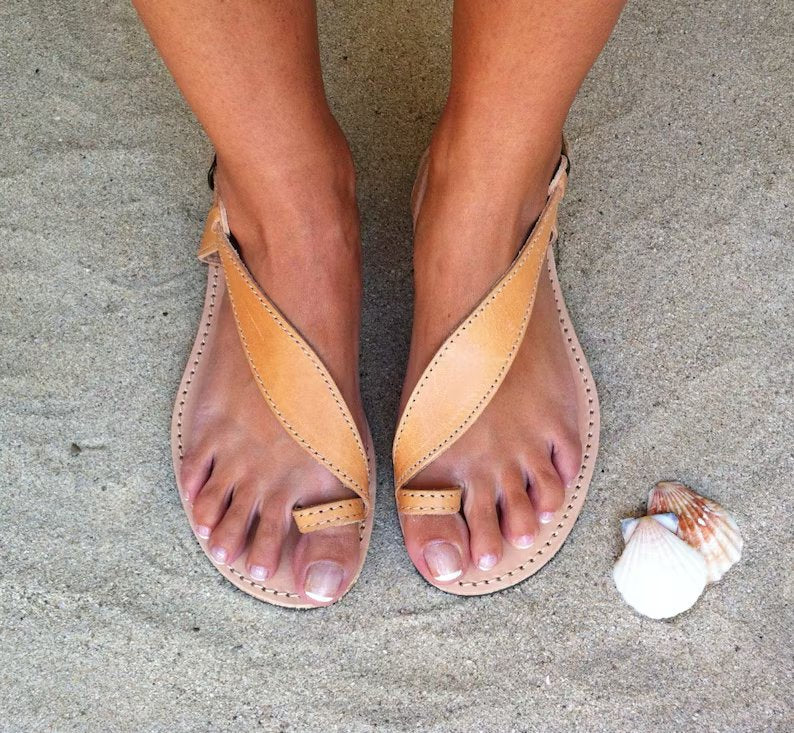 Leather Sandals For Womens