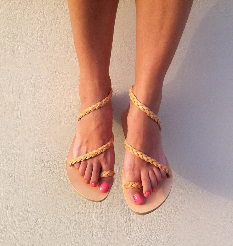 Ancient Greek Unkle Strap Sandals