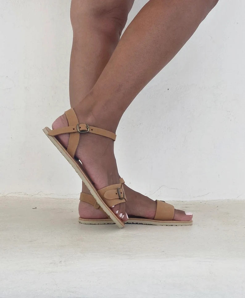 Adjustable Straps leather Sandals