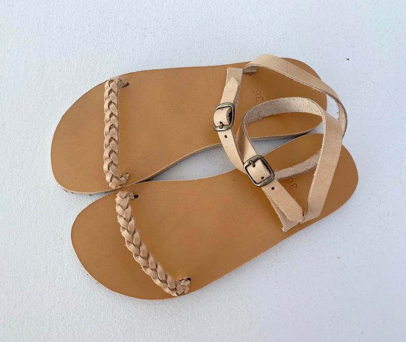 Barefoot Womens Leather Sandals