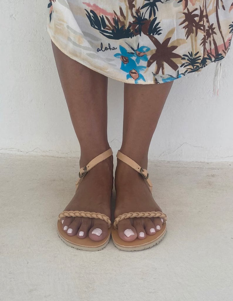 Barefoot Womens Leather Sandals