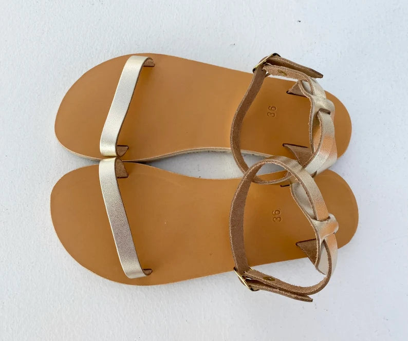 Women Barefoot Leather Sandals