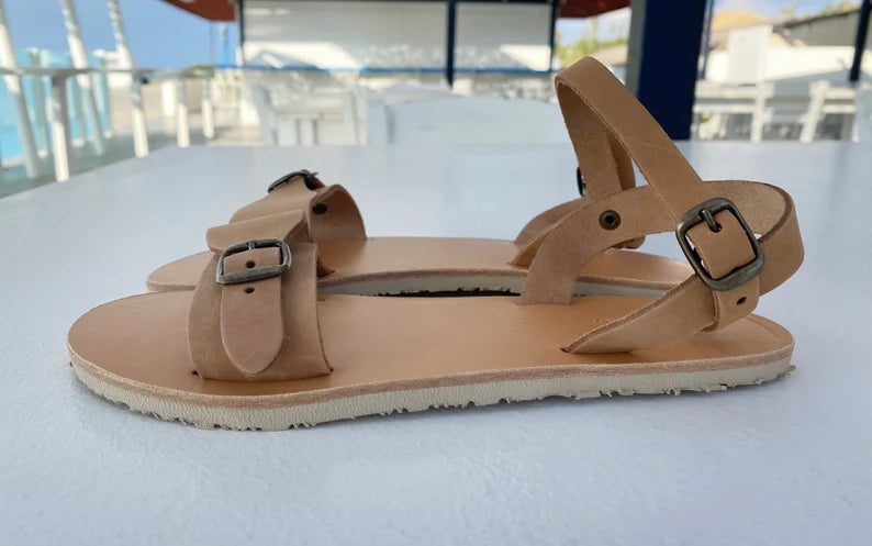 Adjustable Straps leather Sandals
