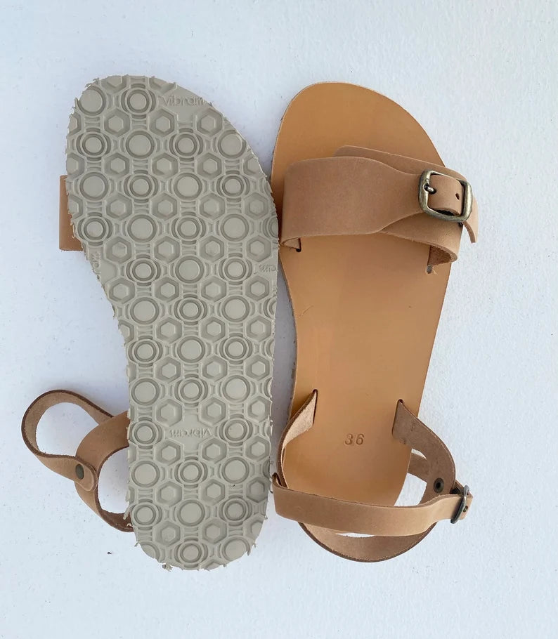 Adjustable Straps leather Sandals