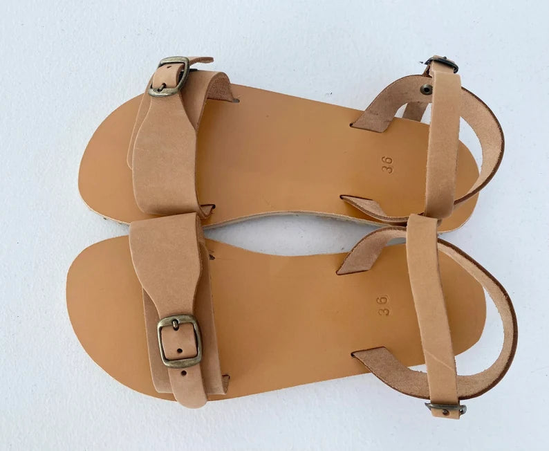 Adjustable Straps leather Sandals