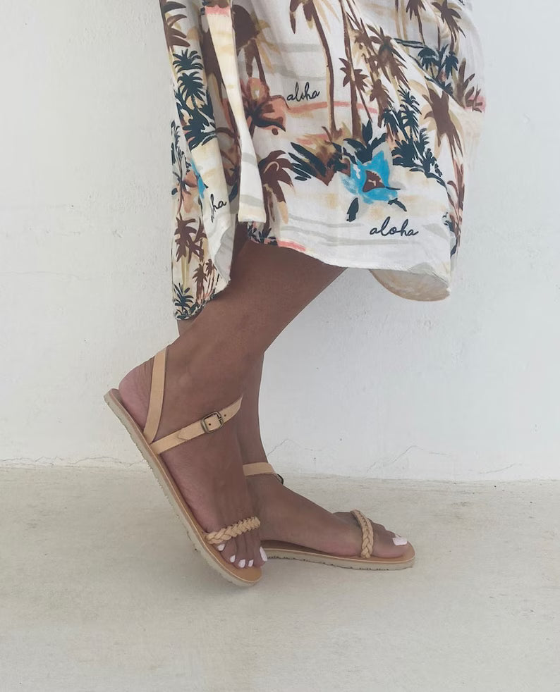 Barefoot Womens Leather Sandals