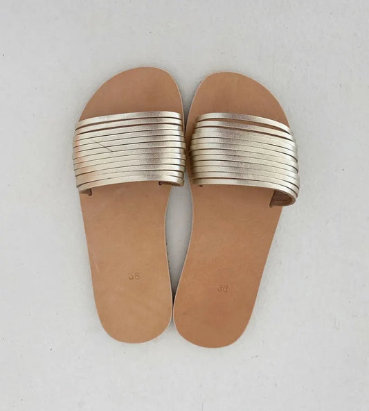 Greek Barefoot Slide Sandals