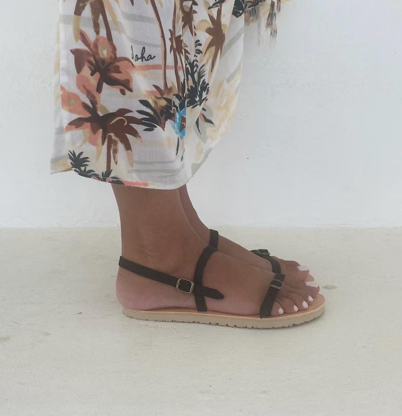 Adjustable Strappy Barefoot Sandals
