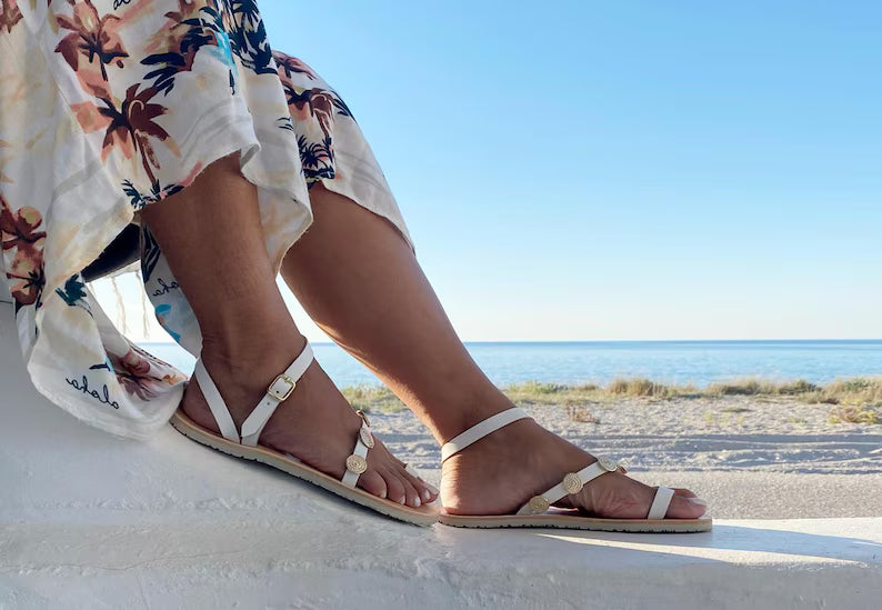 Wedding Barefoot Leather Sandals