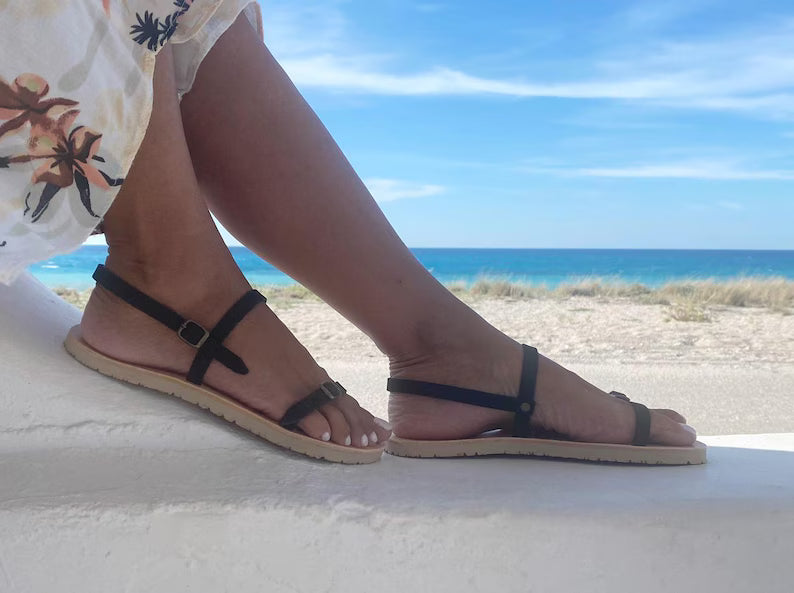 Adjustable Strappy Barefoot Sandals