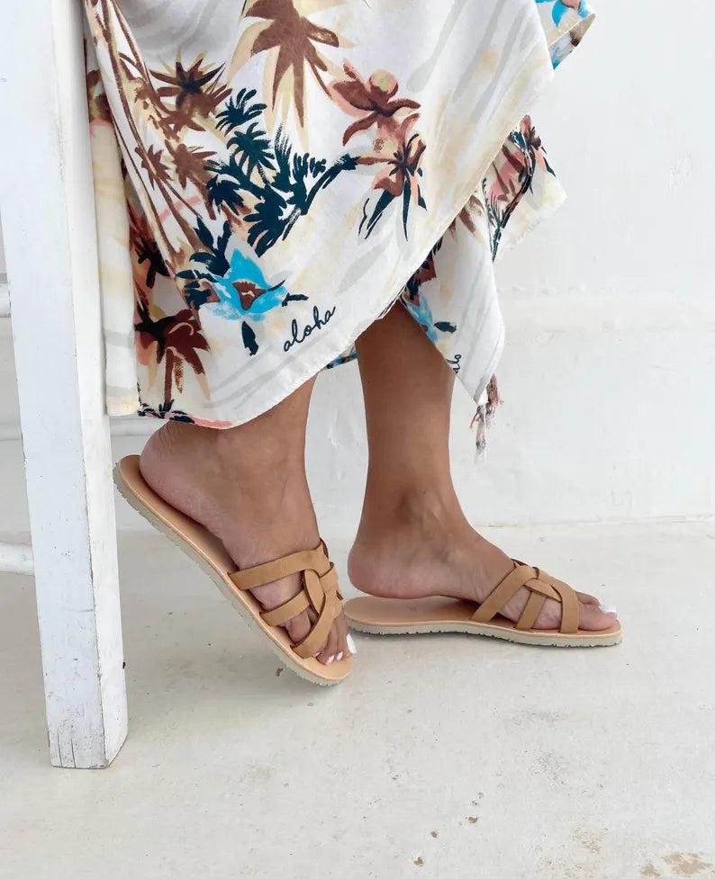 Leather Barefoot Vibram Sandals