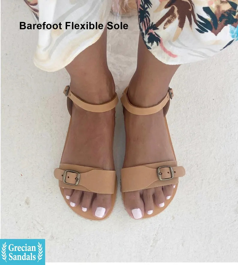 Adjustable Straps leather Sandals