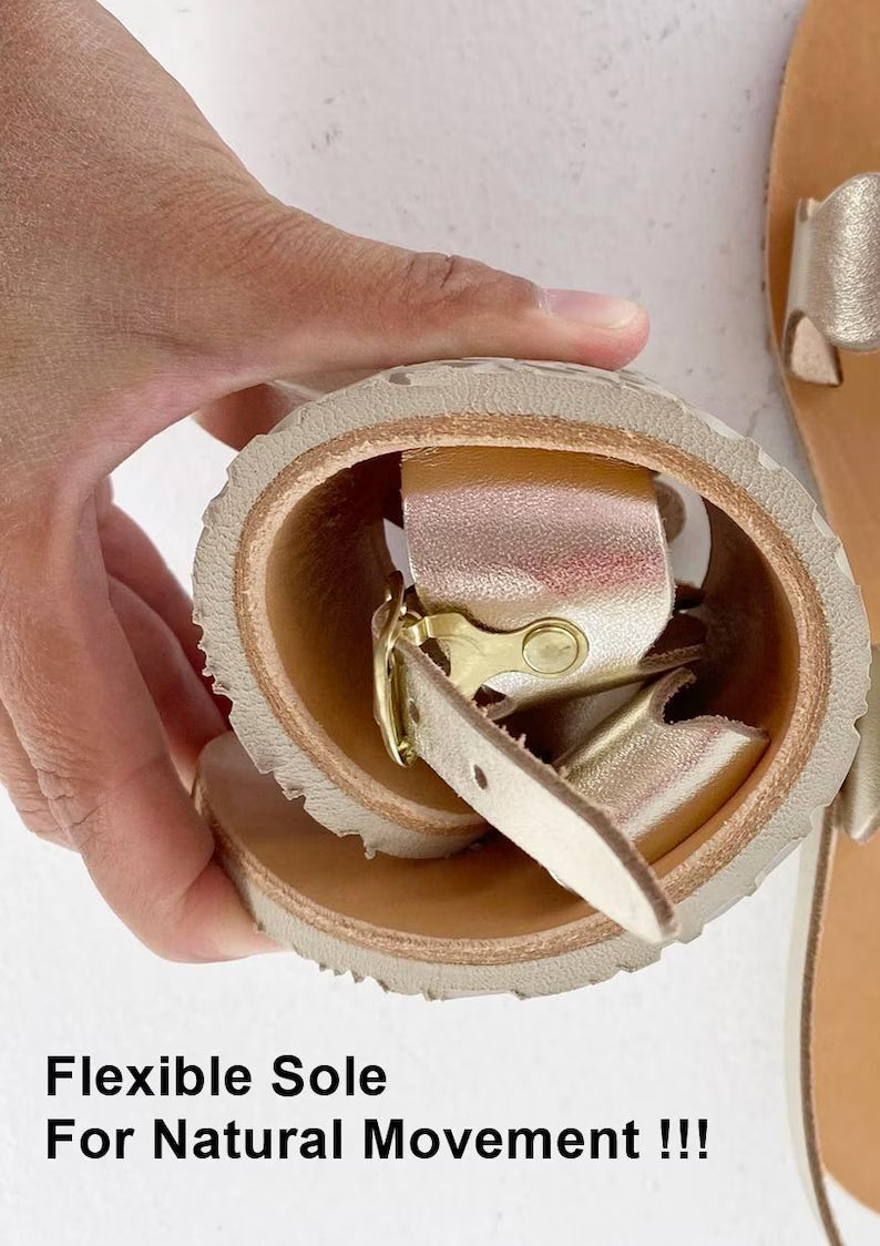 Barefoot flexible Vibram Sole Sandals