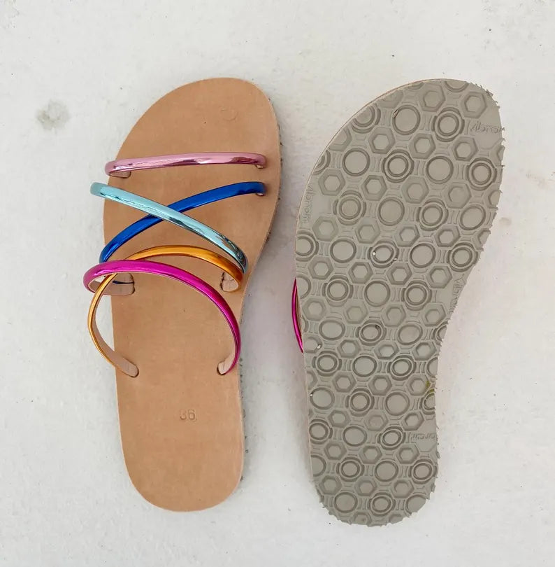 Metallic Summer Sandals