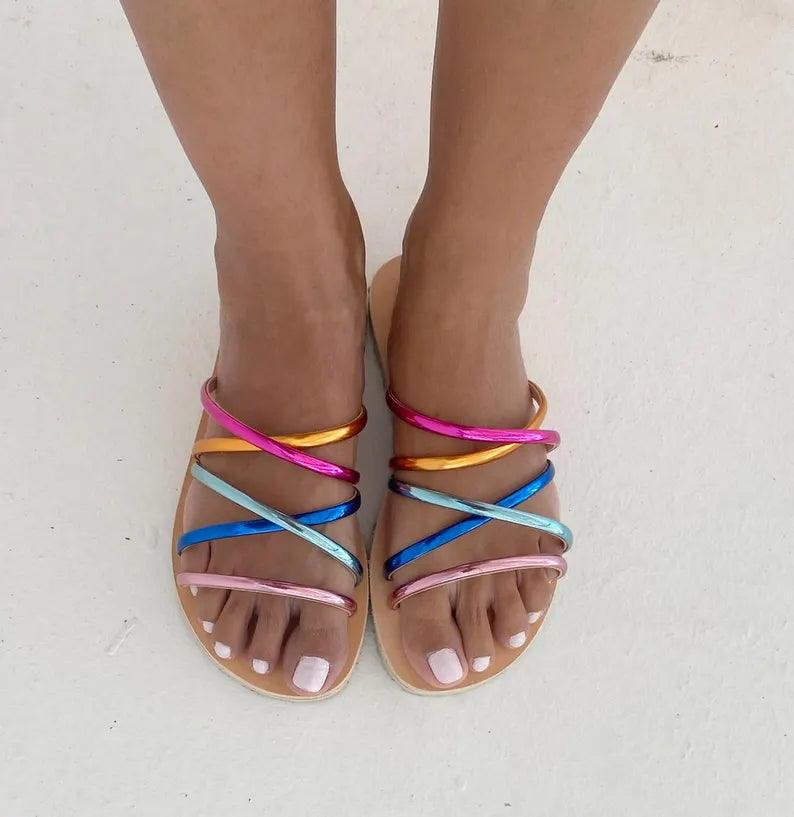 Metallic Summer Sandals