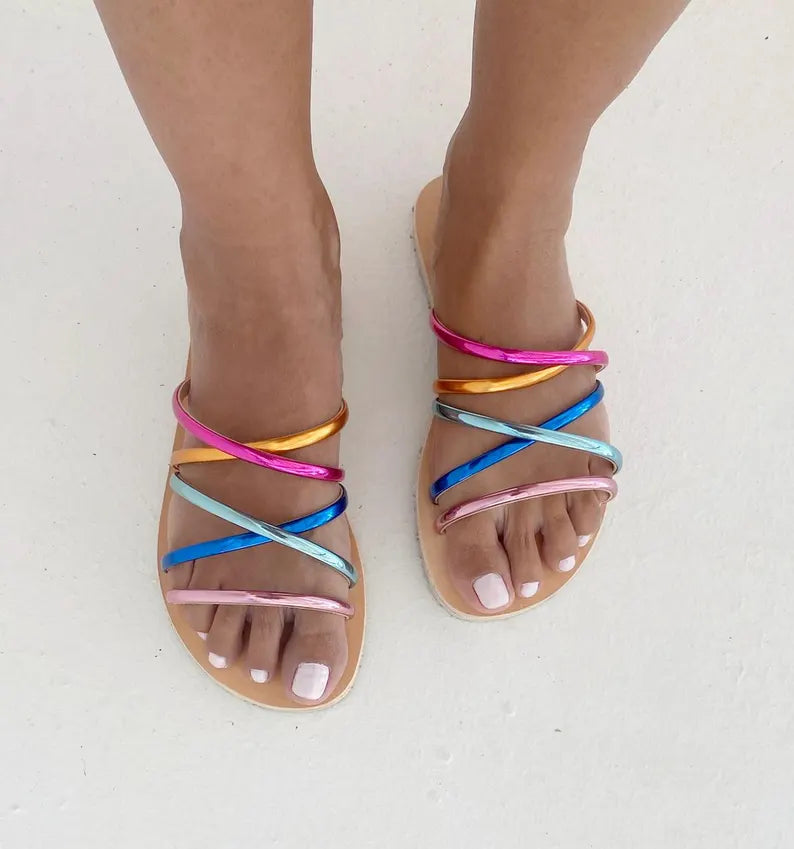 Metallic Summer Sandals
