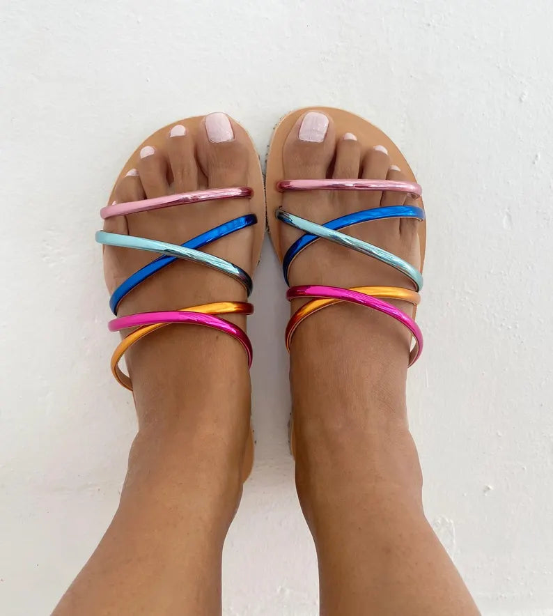 Metallic Summer Sandals