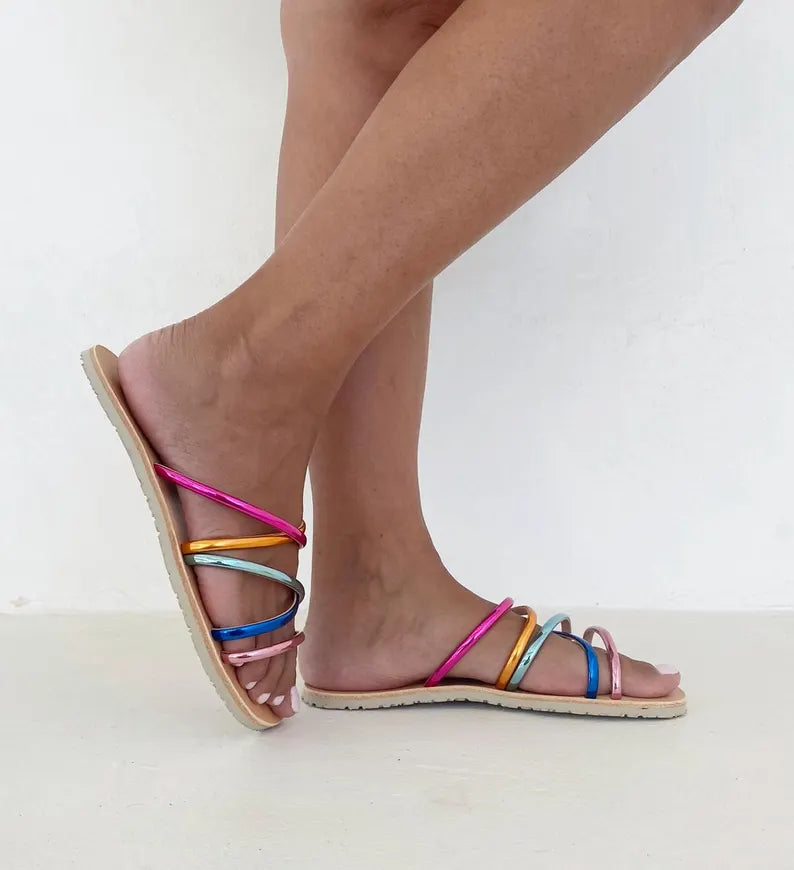 Metallic Summer Sandals