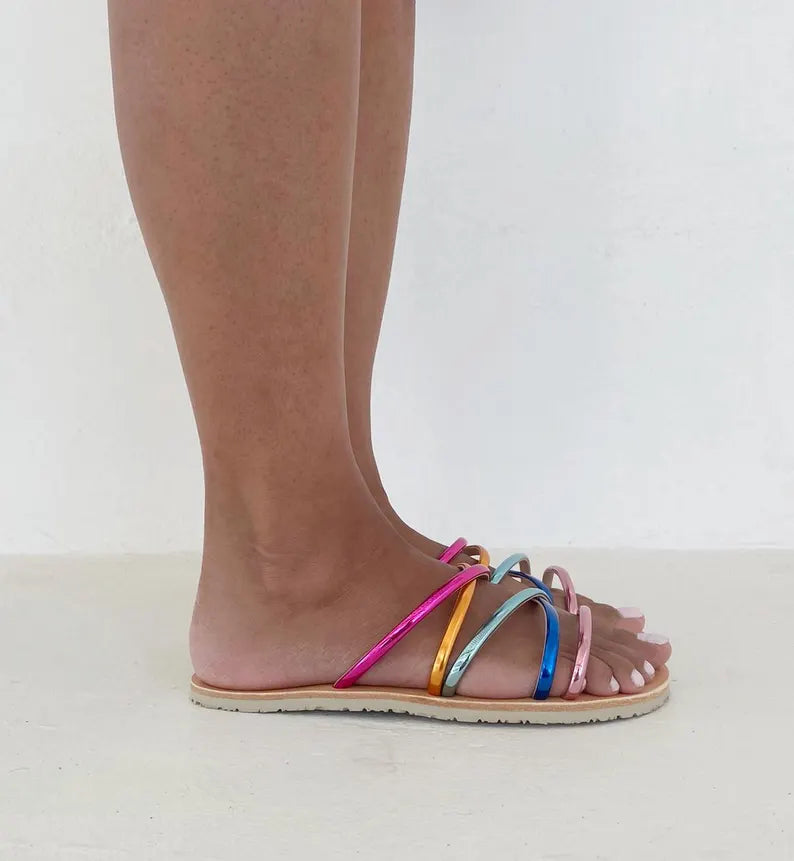 Metallic Summer Sandals