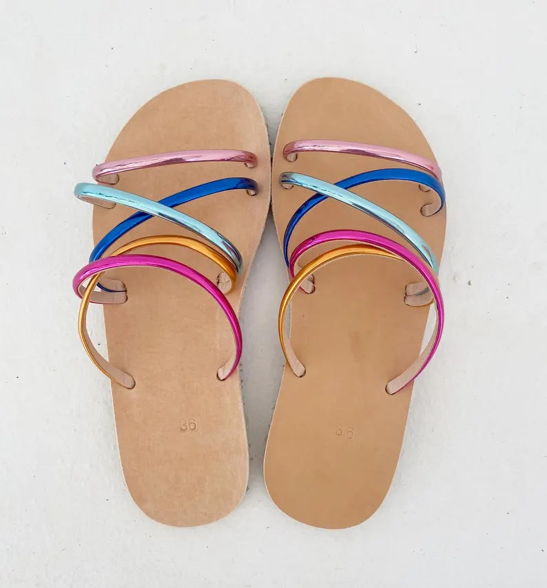 Metallic Summer Sandals