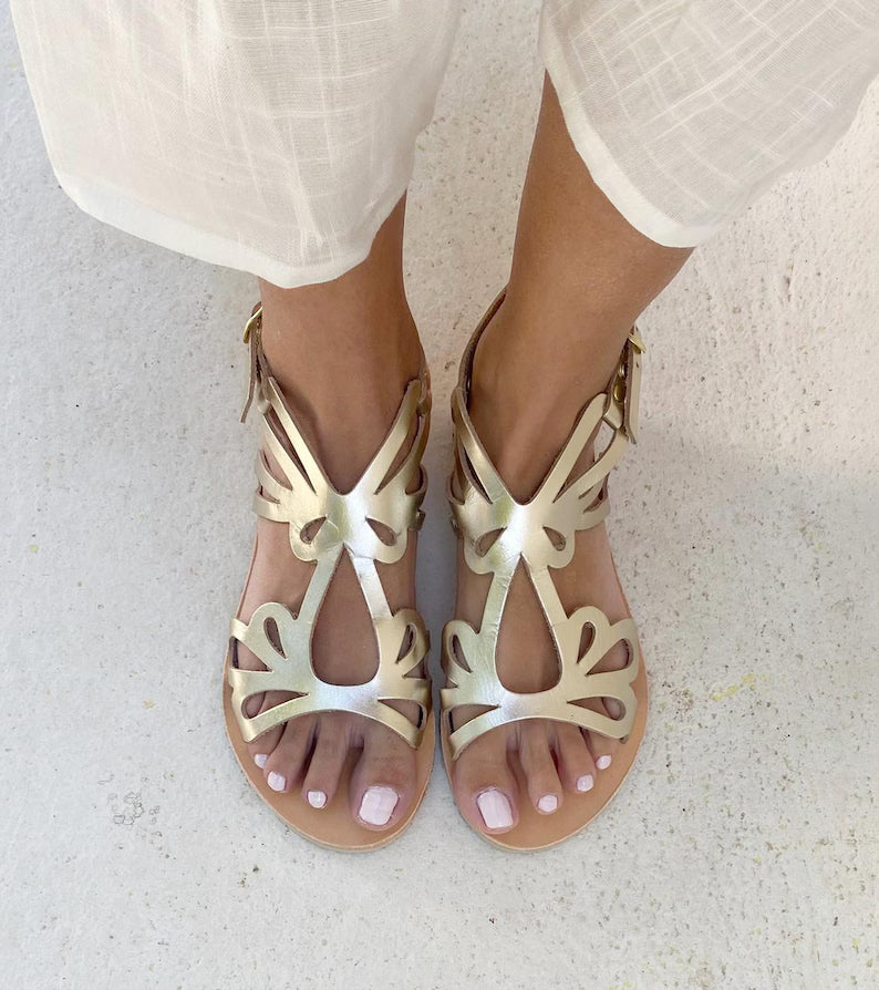 Handmade Ancient Greek Sandals With Vibram Sole