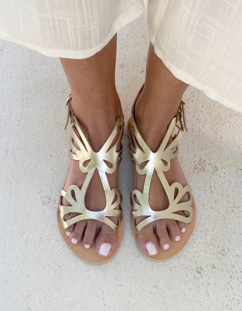Handmade Ancient Greek Sandals With Vibram Sole